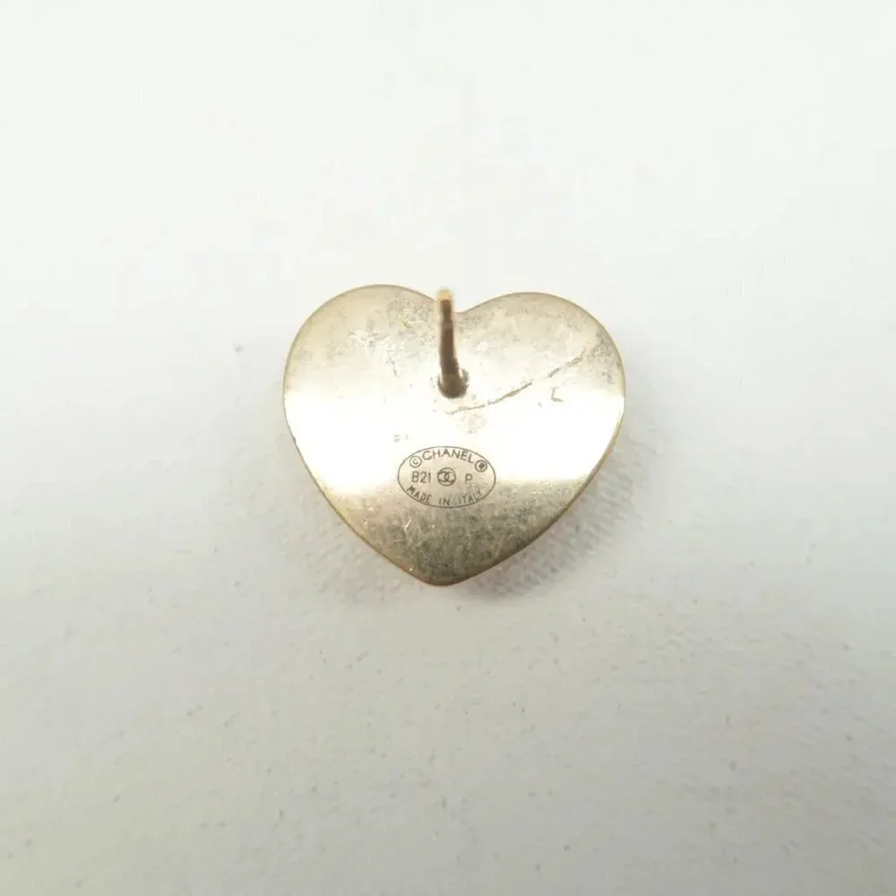 100% Authentic Chanel CC Gold-Tone Metal Earrings 701-092924